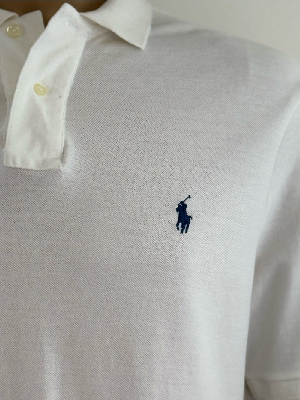 Ralph Lauren Polo White Classic Fit, Men’s Short Sleeve Shirt, Size Medium - Picture 2 of 13